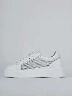 Sneakers pelle bianco