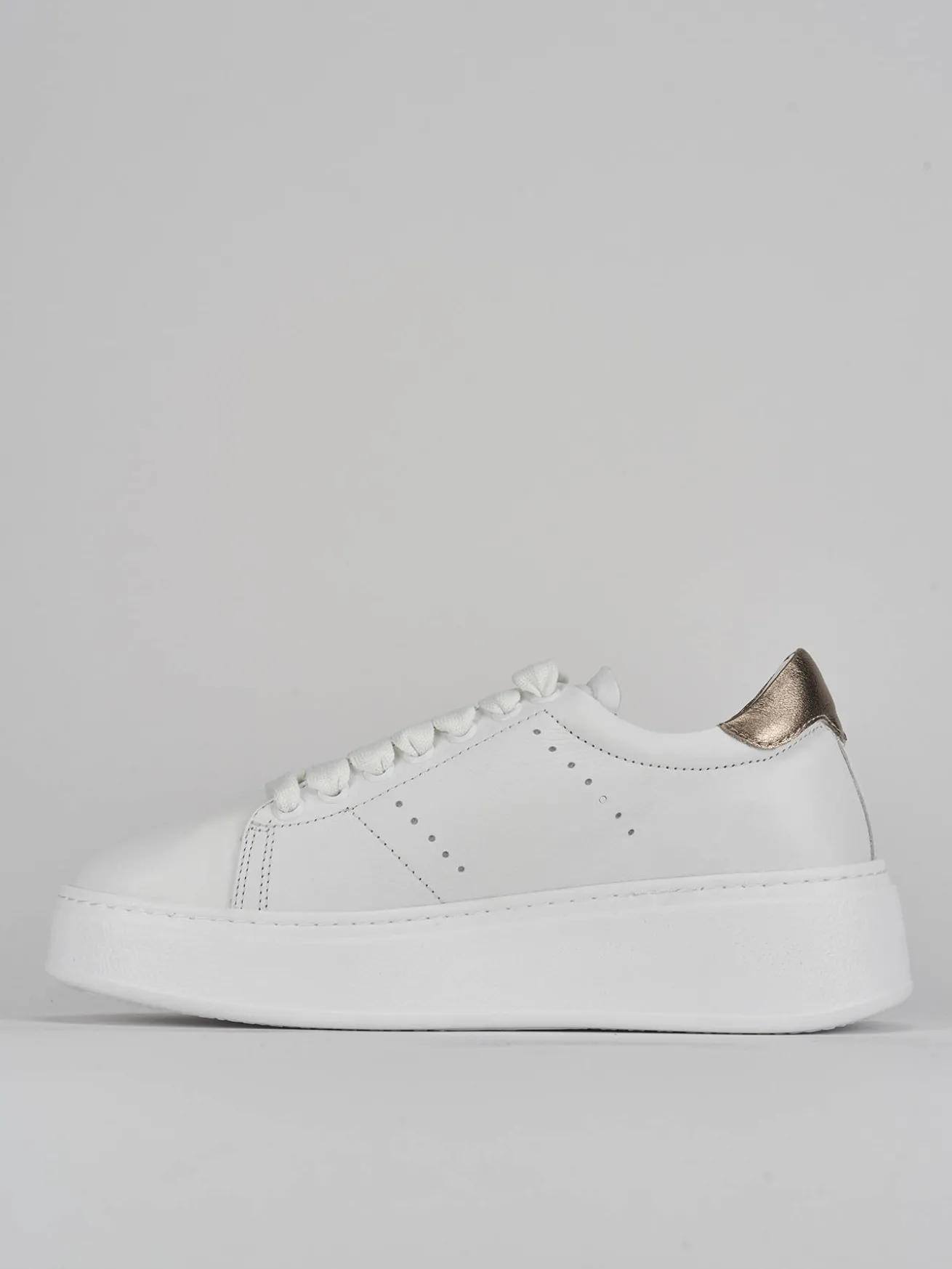Sneakers pelle bianco