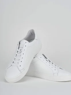 Sneakers pelle bianco