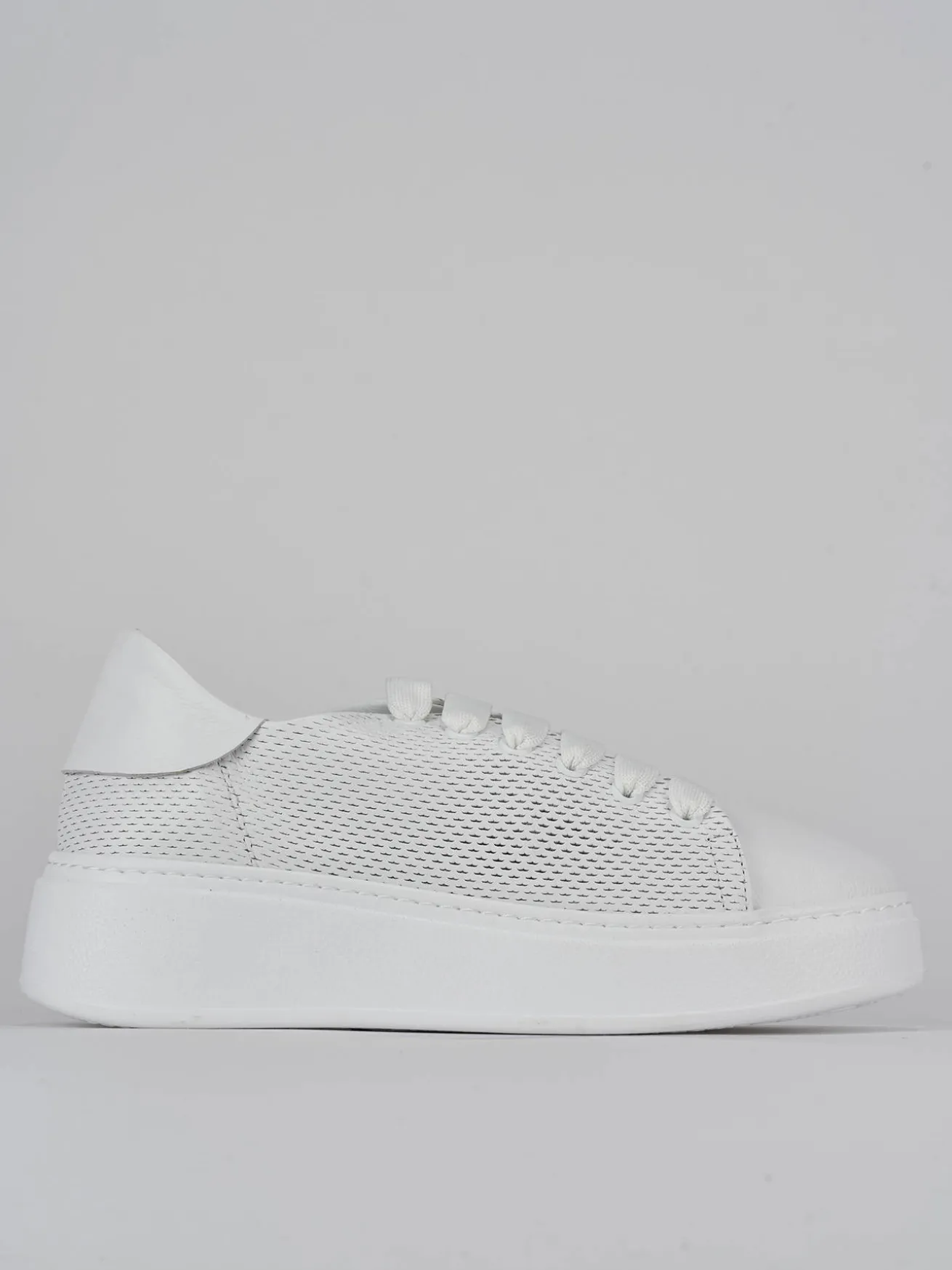 Sneakers pelle bianco