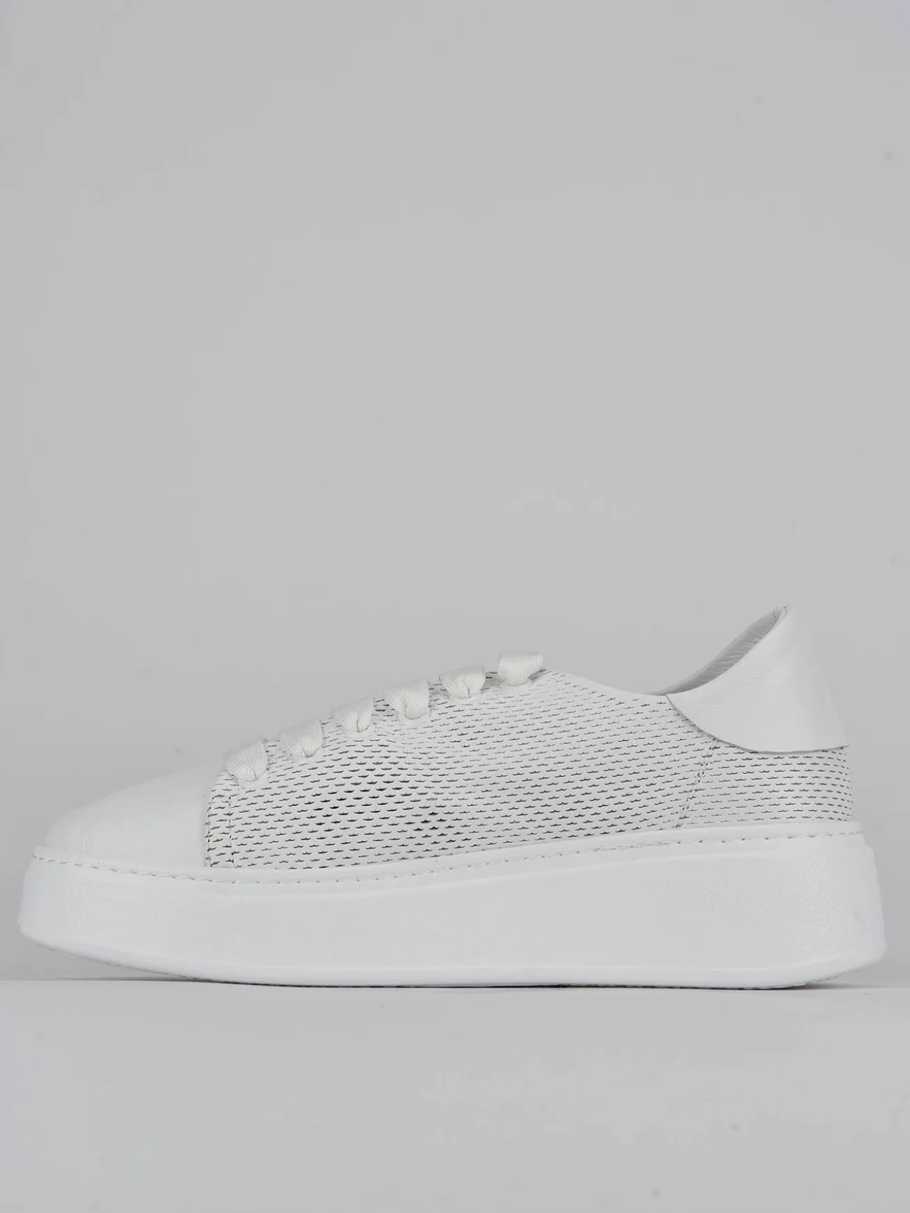 Sneakers pelle bianco