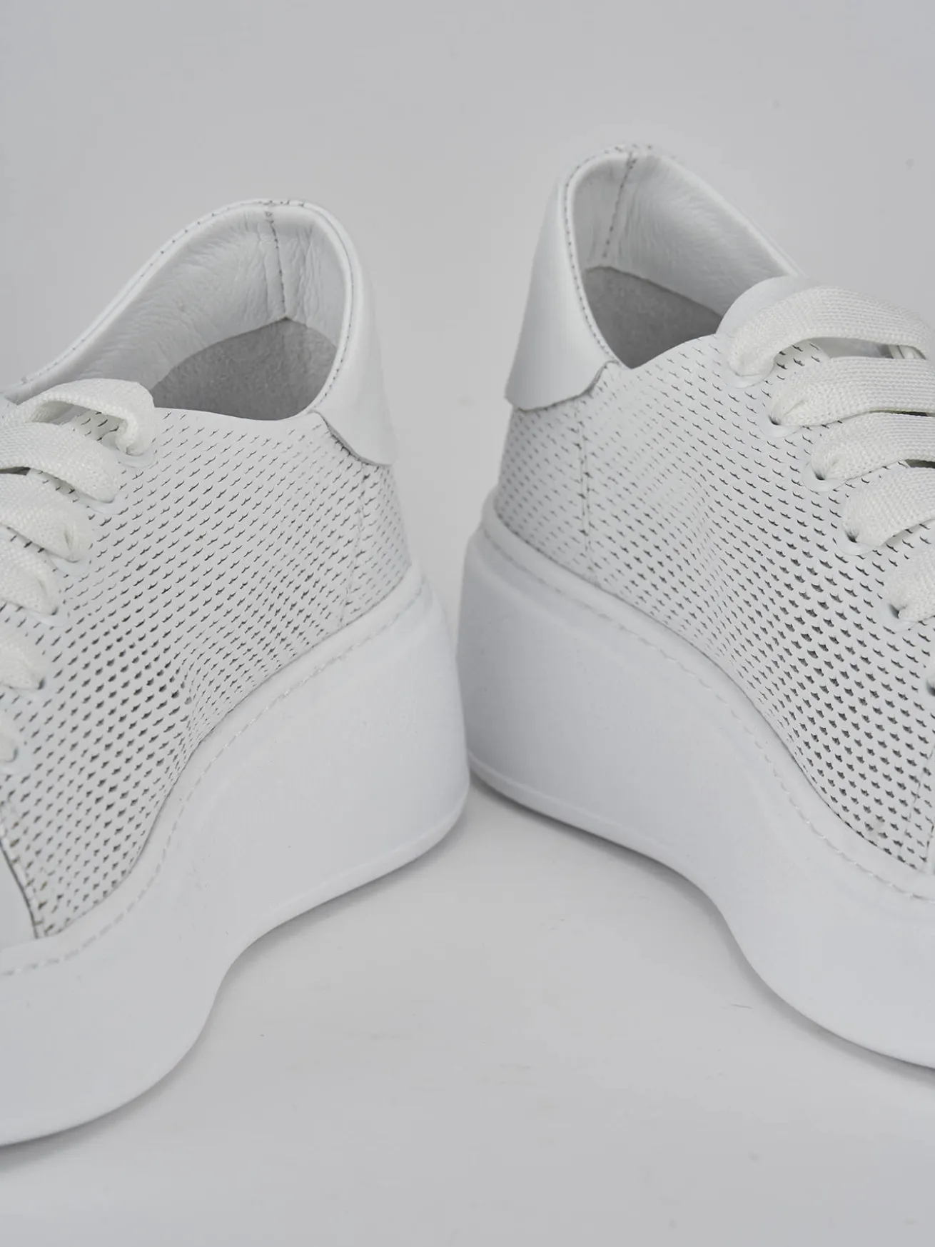 Sneakers pelle bianco