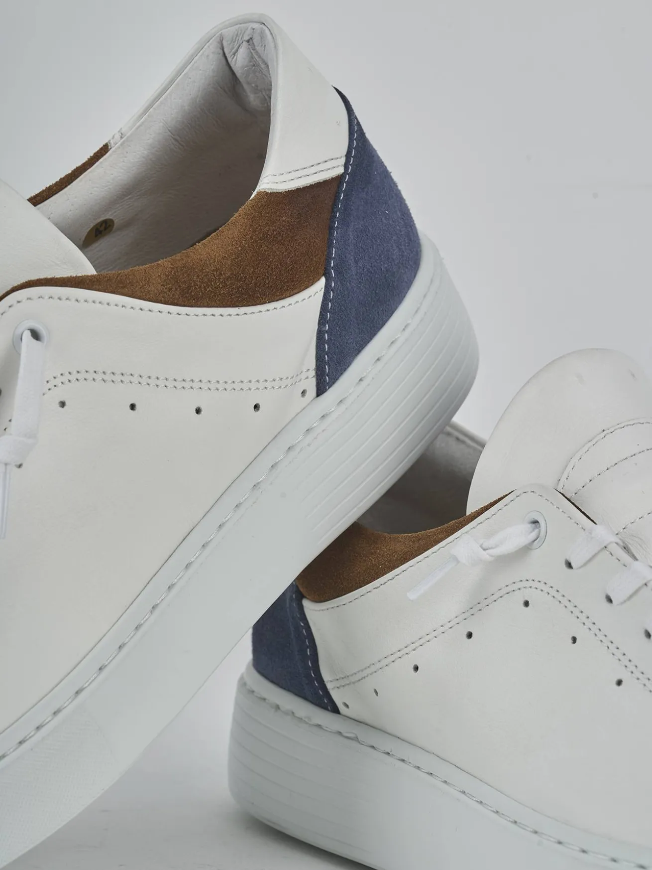 Sneakers pelle bianco