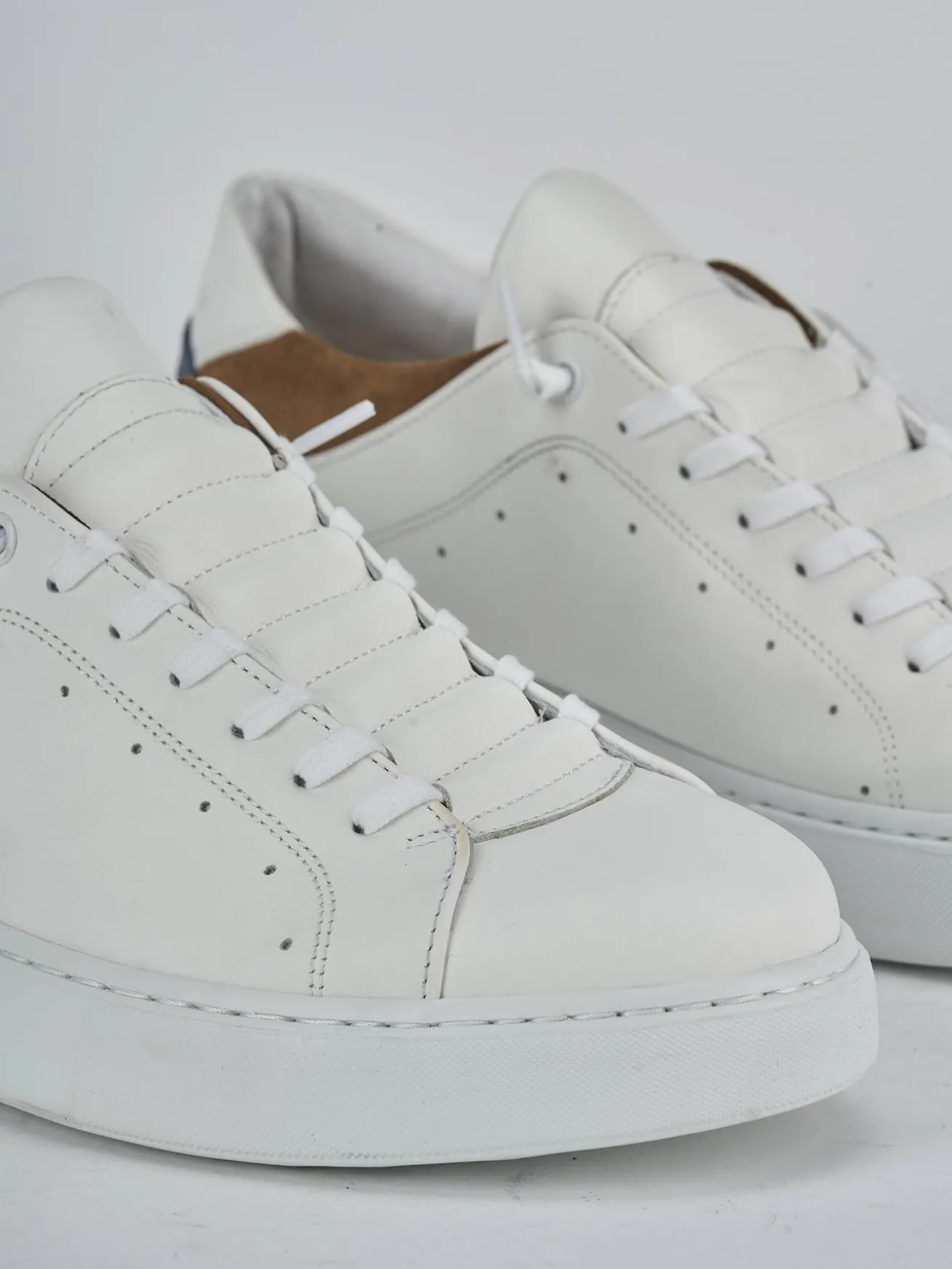 Sneakers pelle bianco
