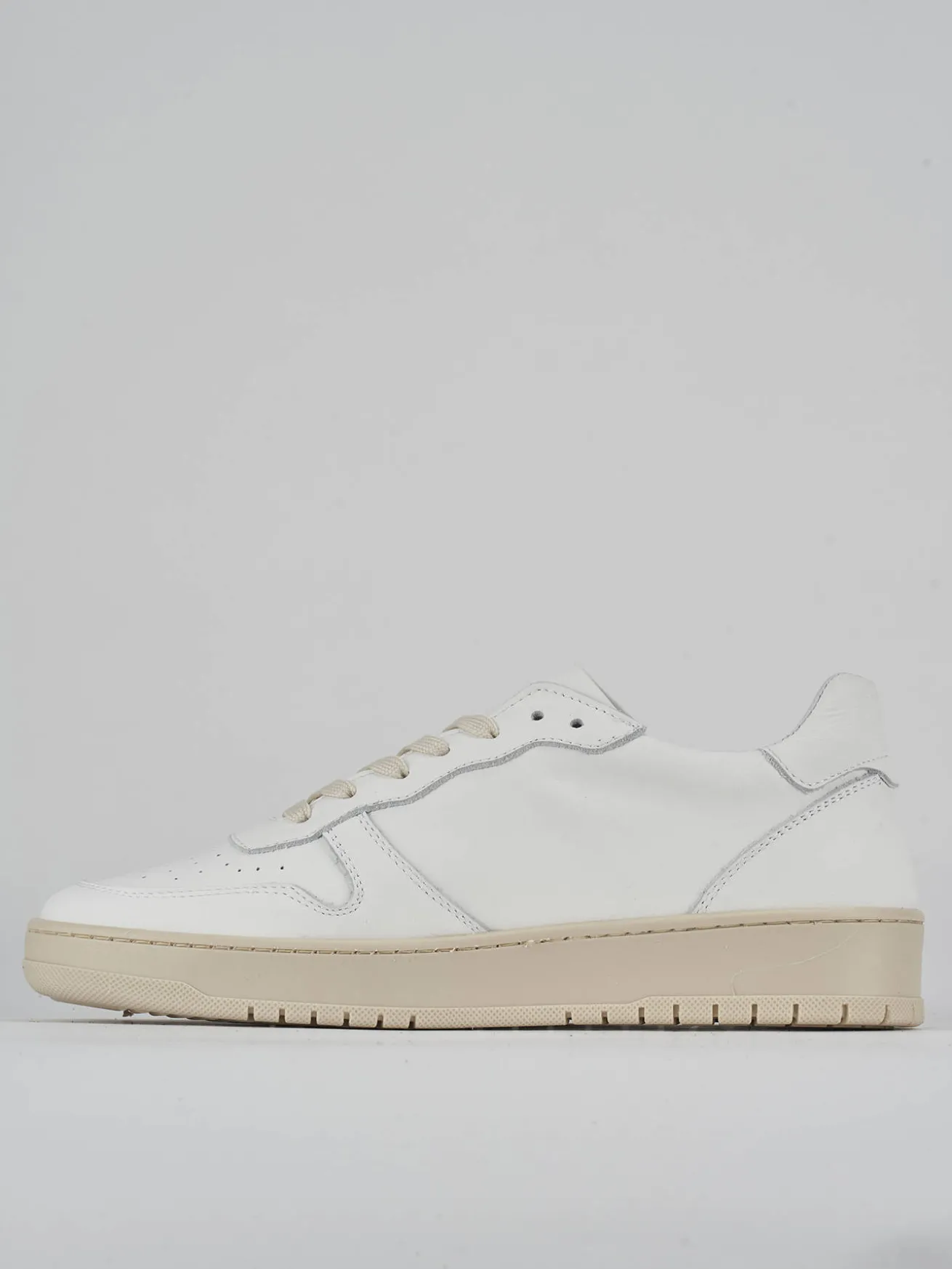 Sneakers pelle bianco