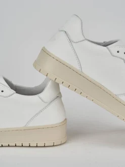 Sneakers pelle bianco