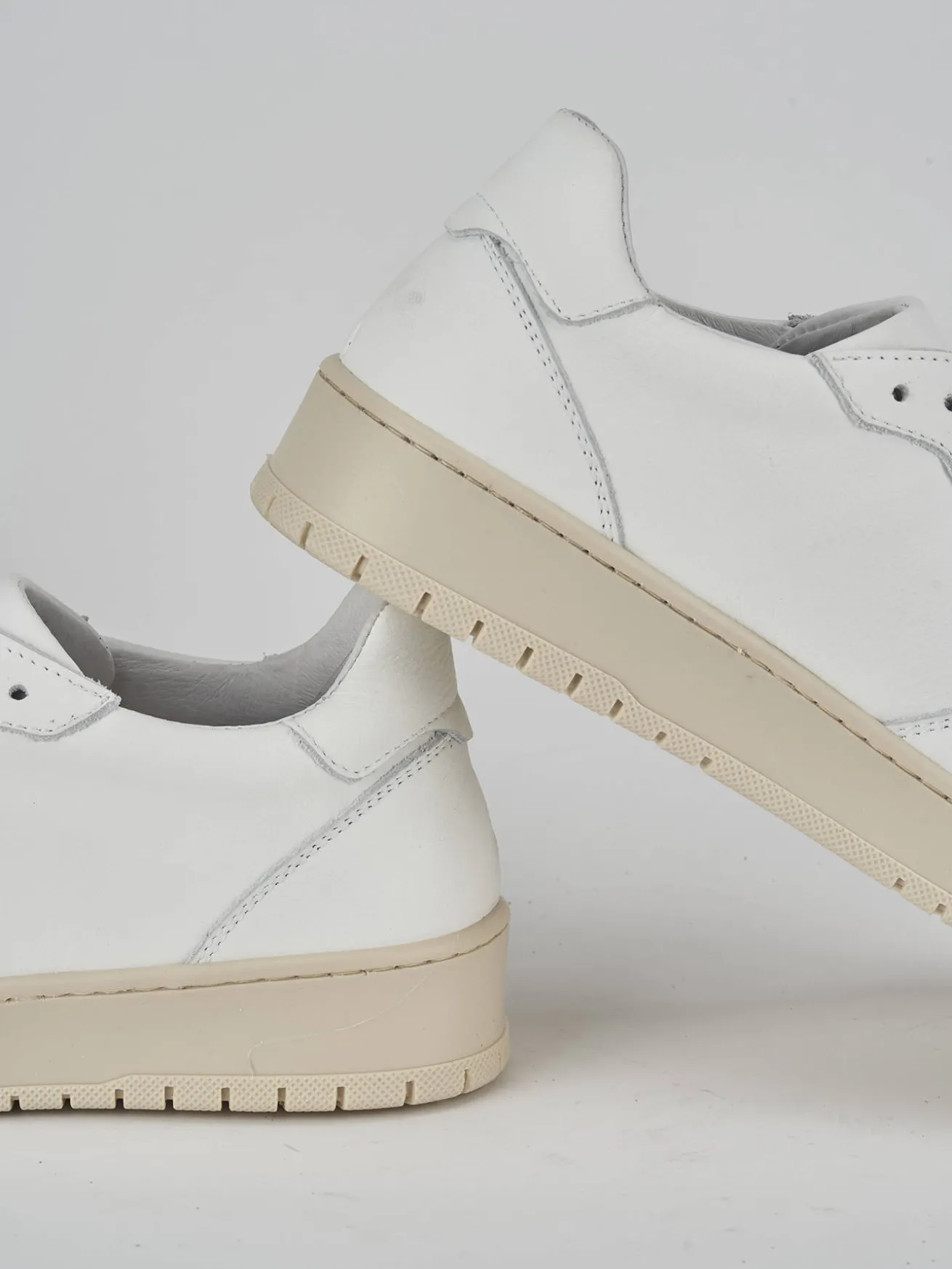 Sneakers pelle bianco