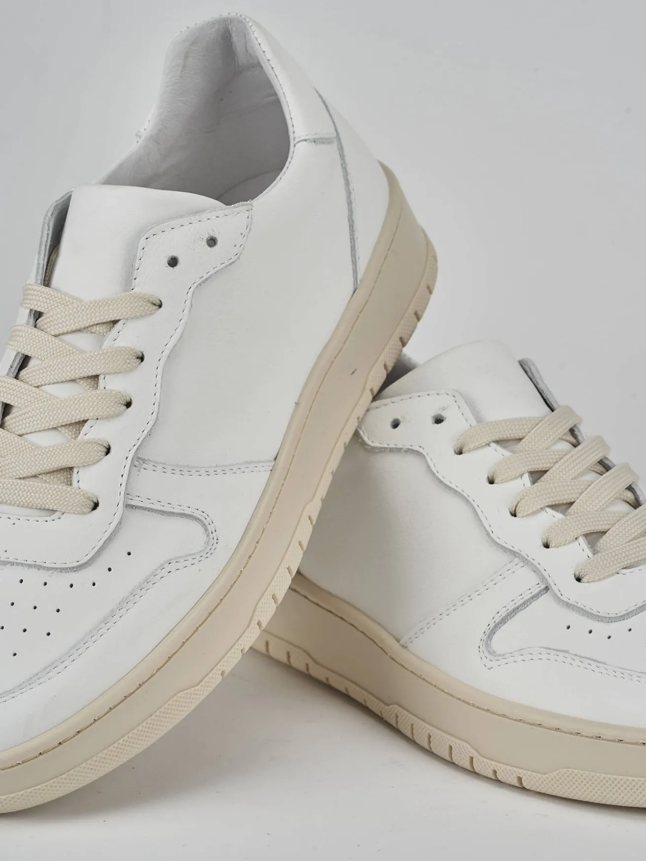Sneakers pelle bianco