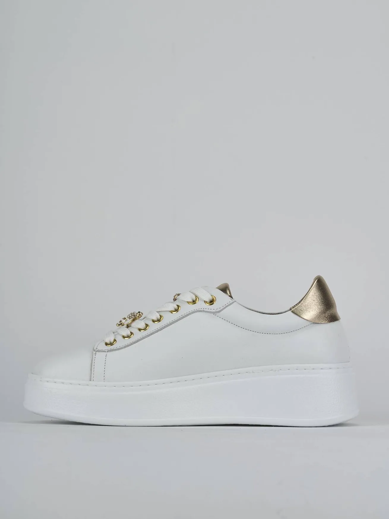 Sneakers pelle bianco