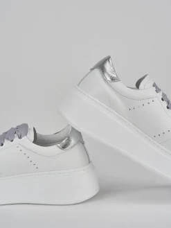 Sneakers pelle bianco