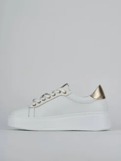 Sneakers pelle bianco
