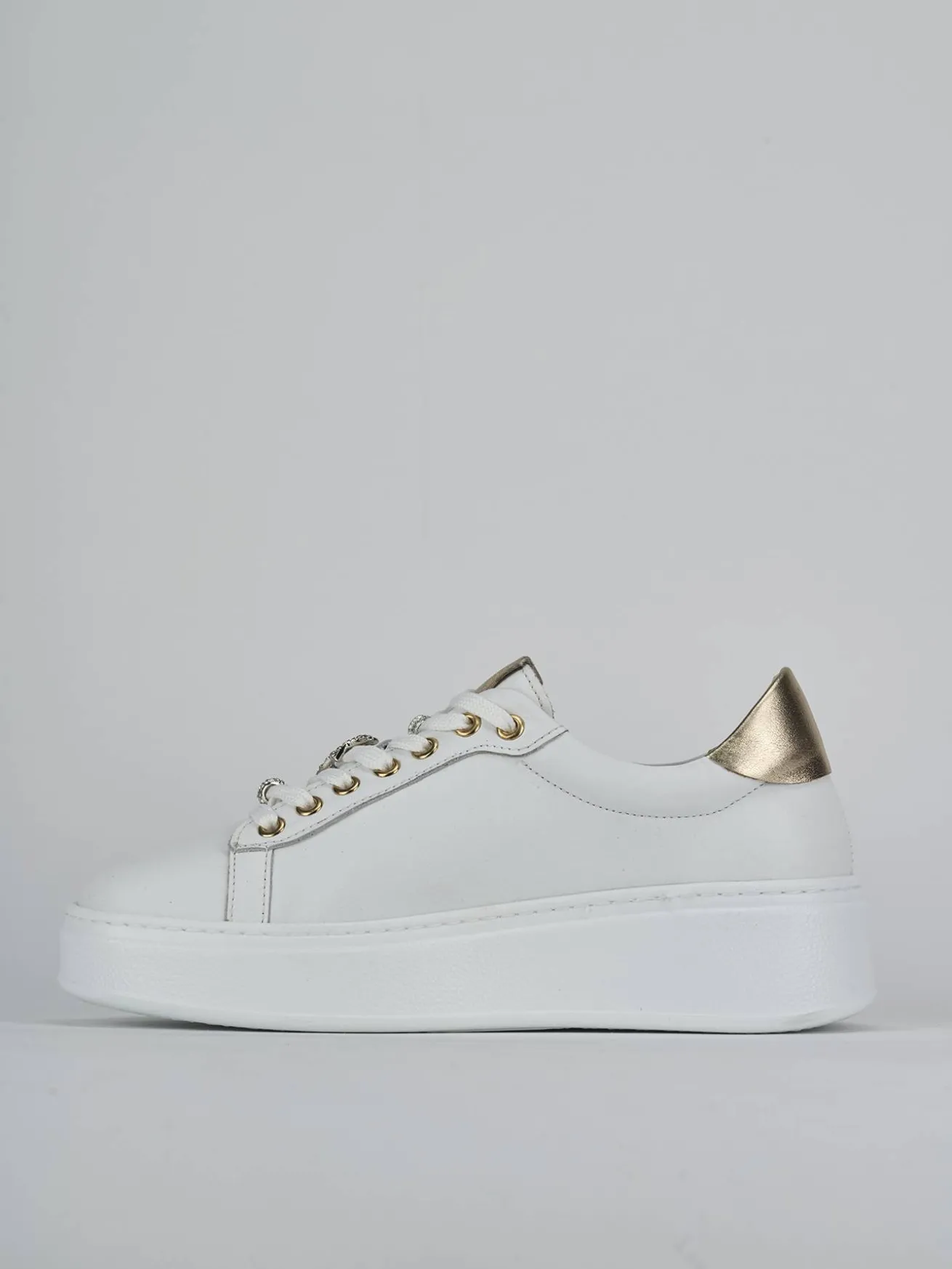 Sneakers pelle bianco
