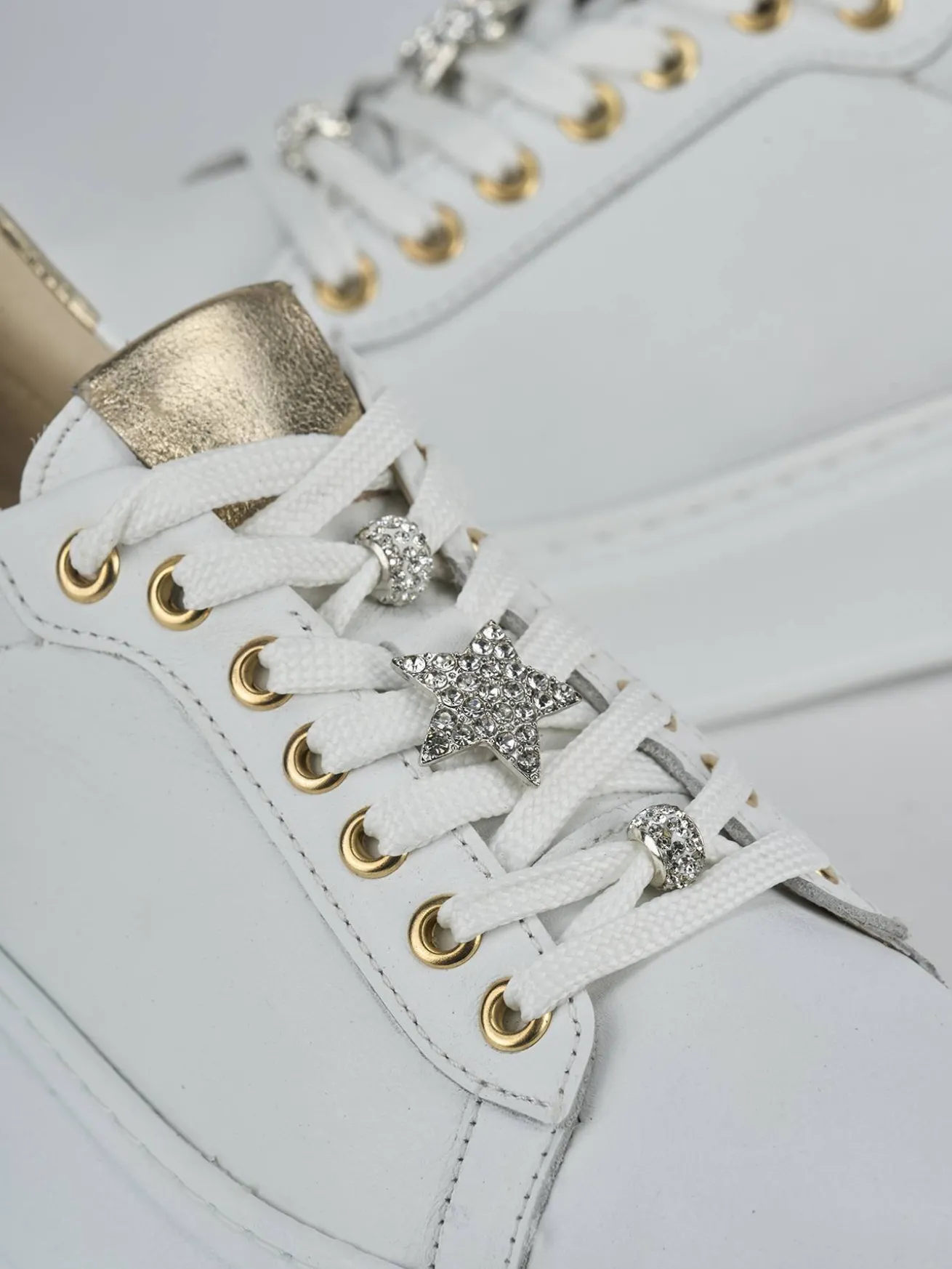 Sneakers pelle bianco