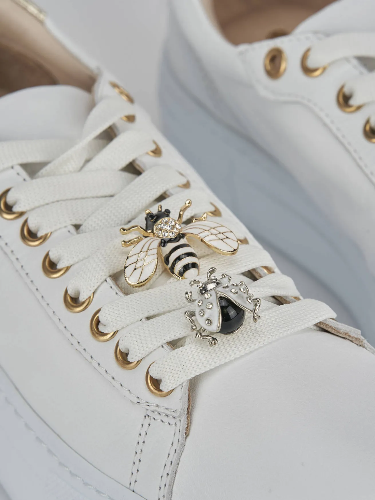 Sneakers pelle bianco