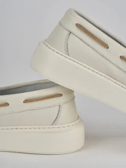 Sneakers pelle bianco