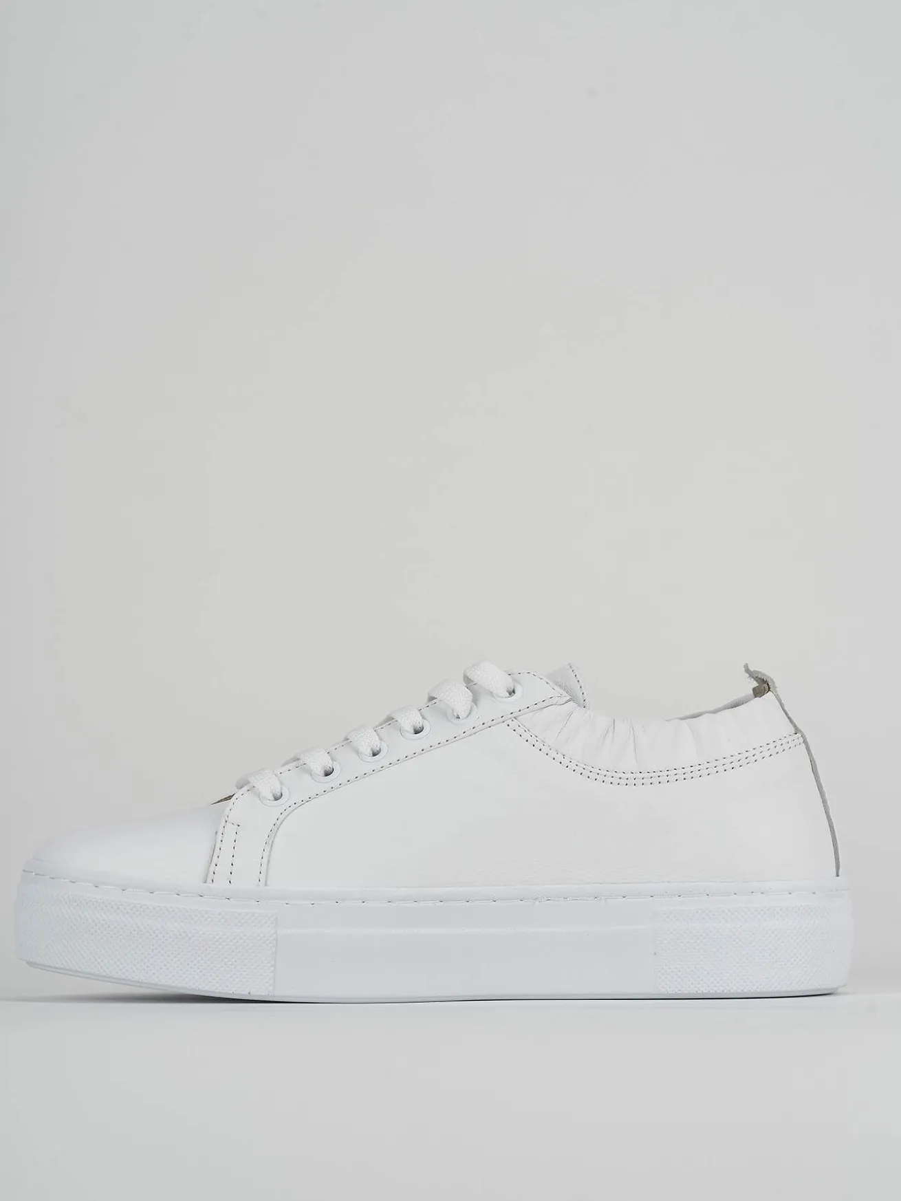 Sneakers pelle bianco