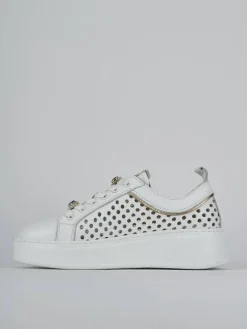 Sneakers pelle bianco