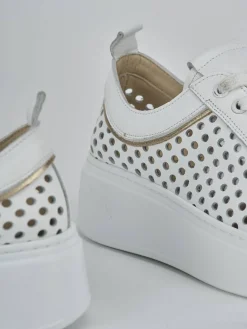 Sneakers pelle bianco