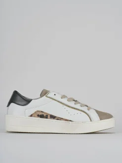 Sneakers pelle bianco