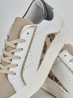 Sneakers pelle bianco