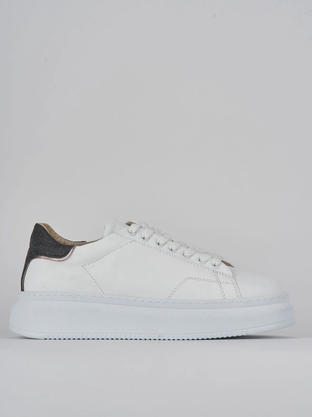 Sneakers pelle bianco