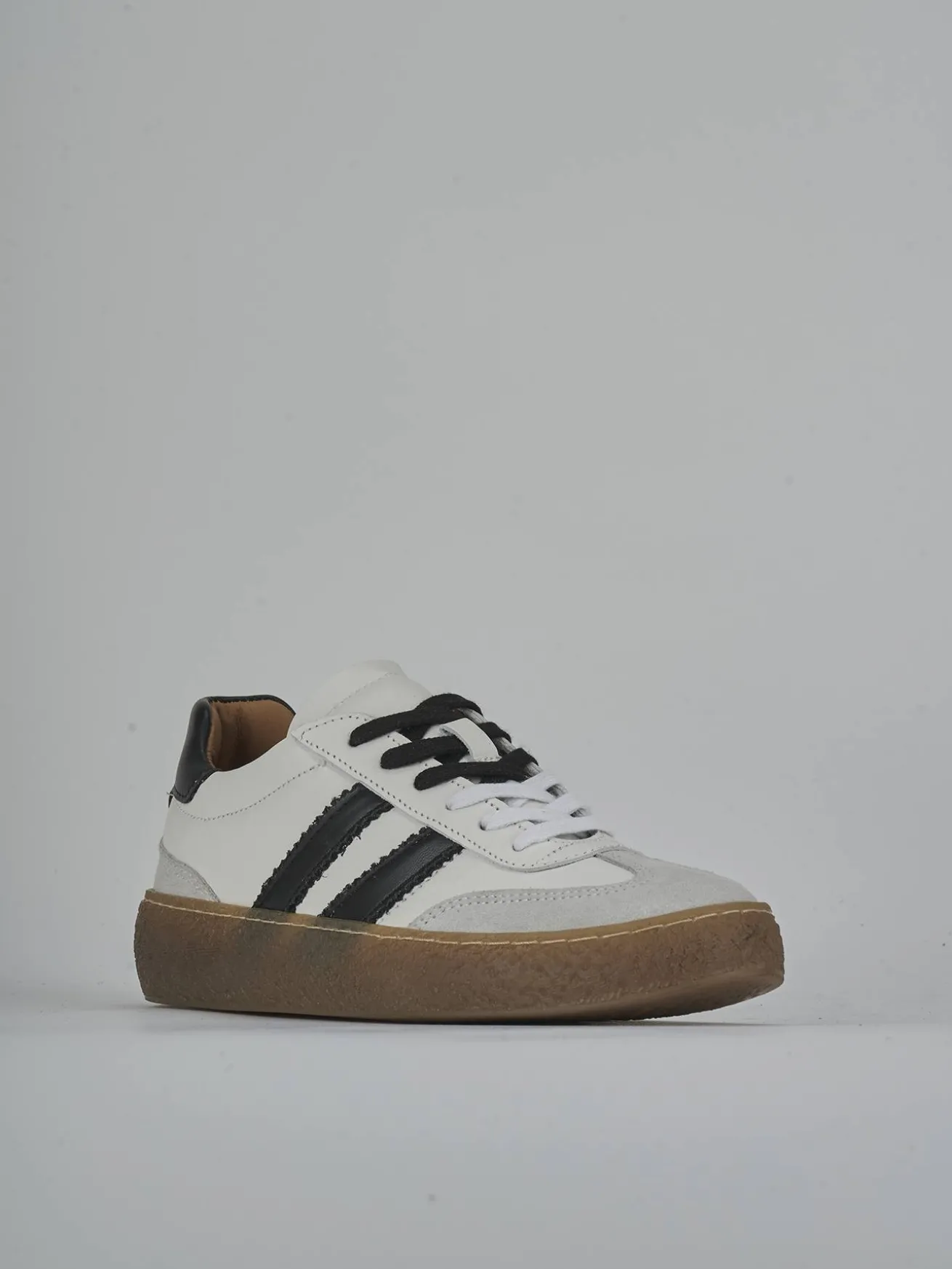 Sneakers pelle bianco