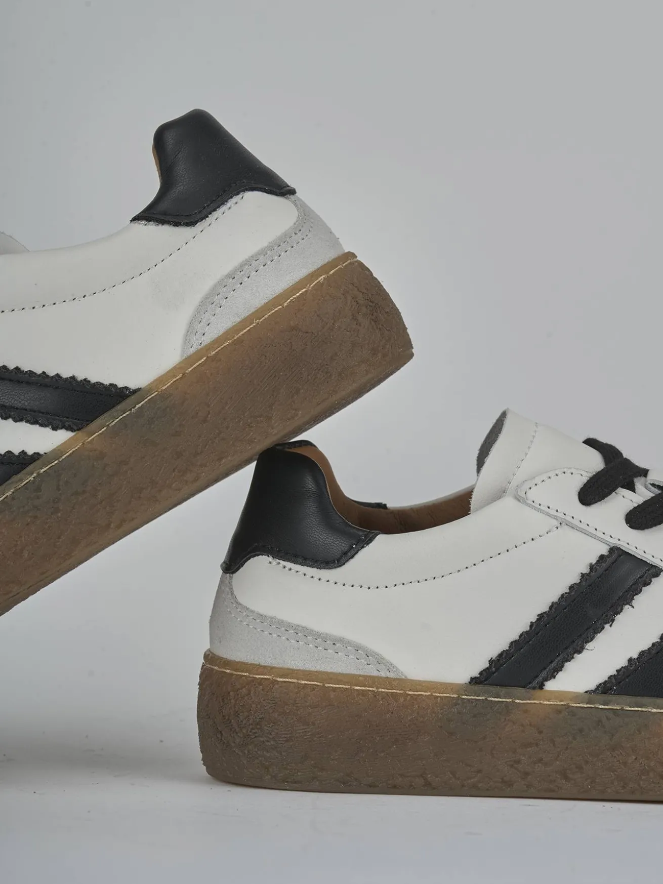 Sneakers pelle bianco