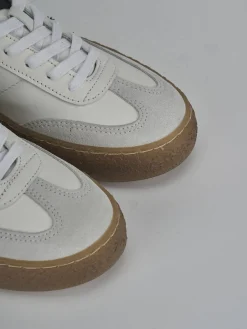 Sneakers pelle bianco