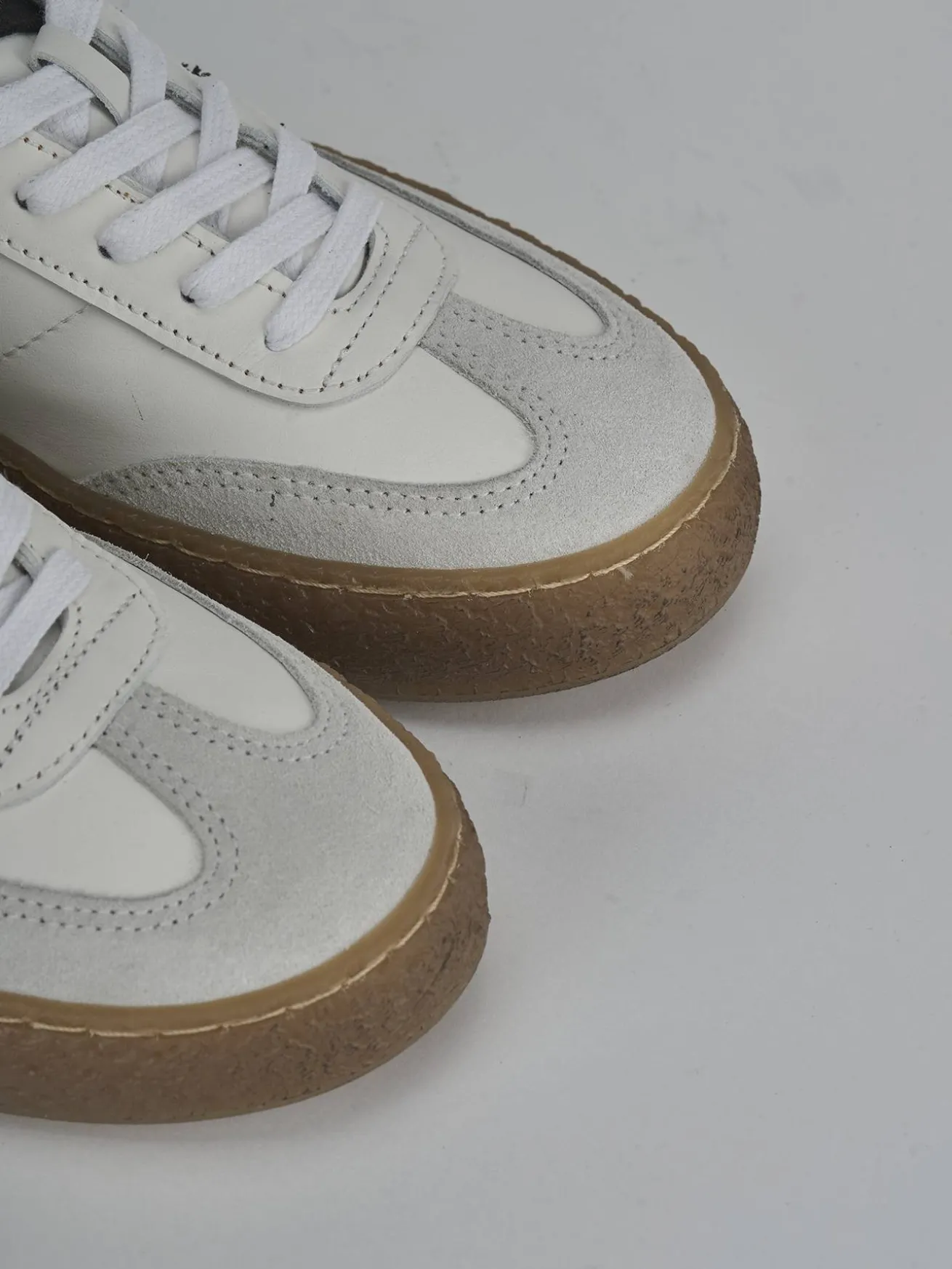 Sneakers pelle bianco