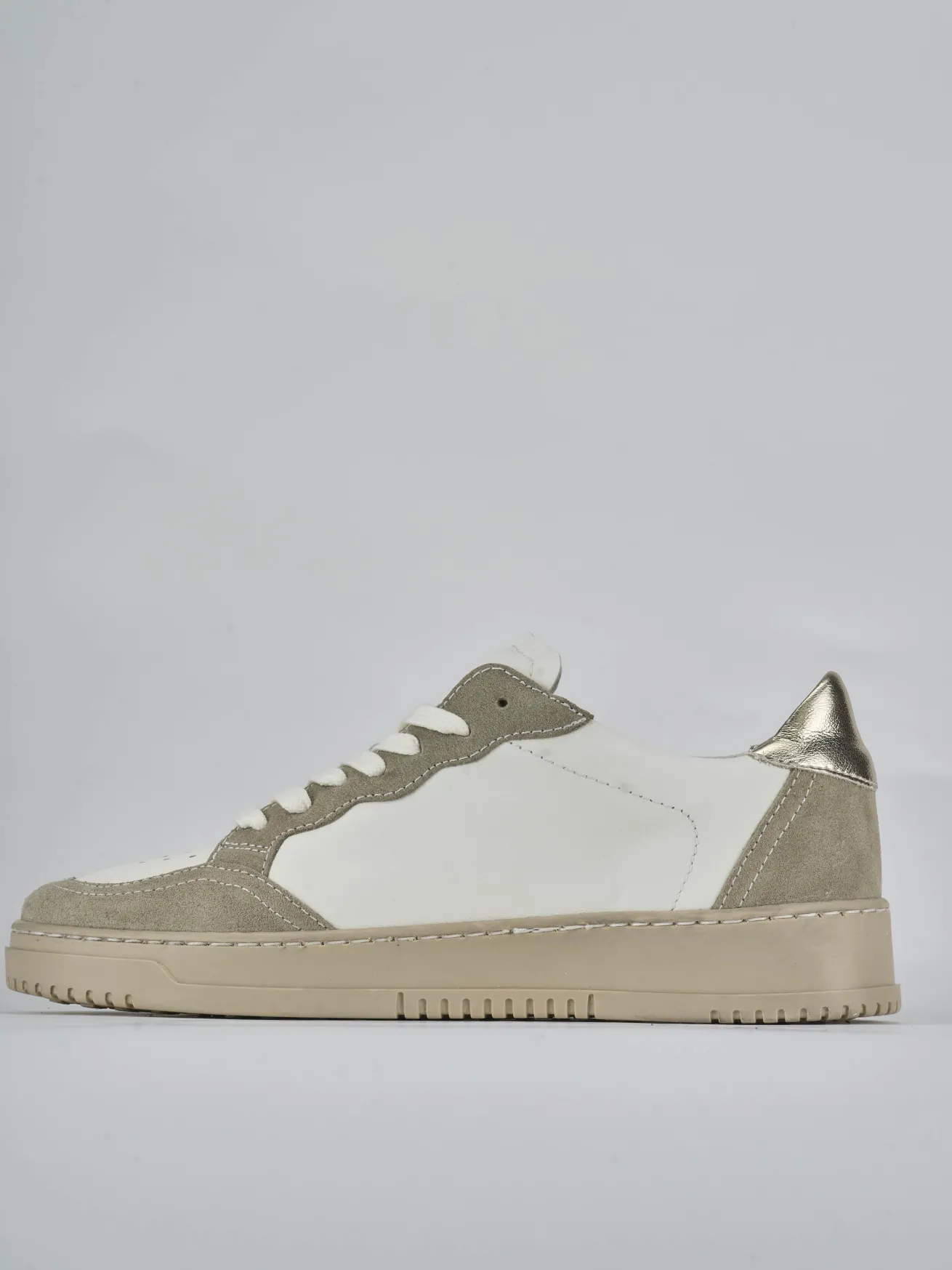 Sneakers pelle bianco