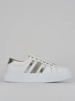 Sneakers pelle bianco