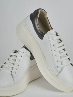 Sneakers pelle bianco