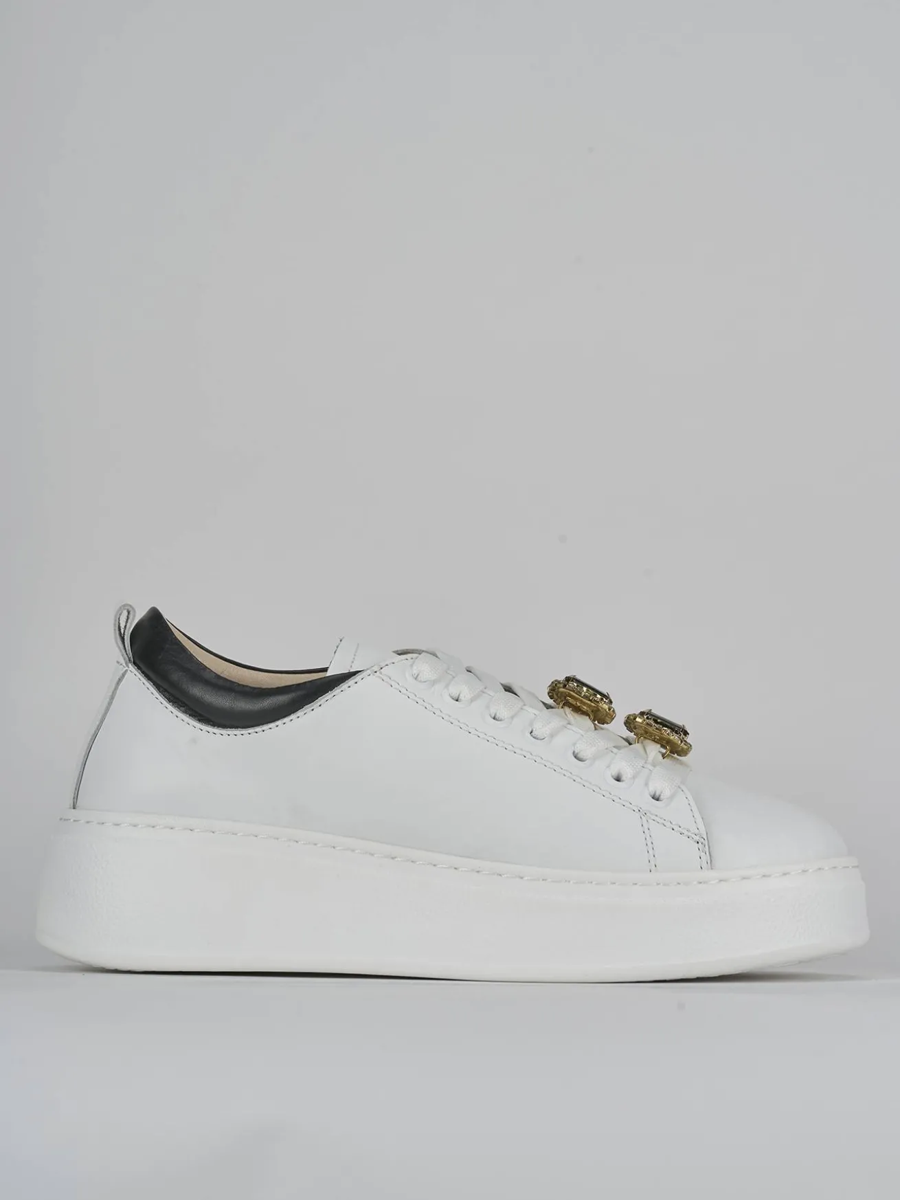 Sneakers pelle bianco