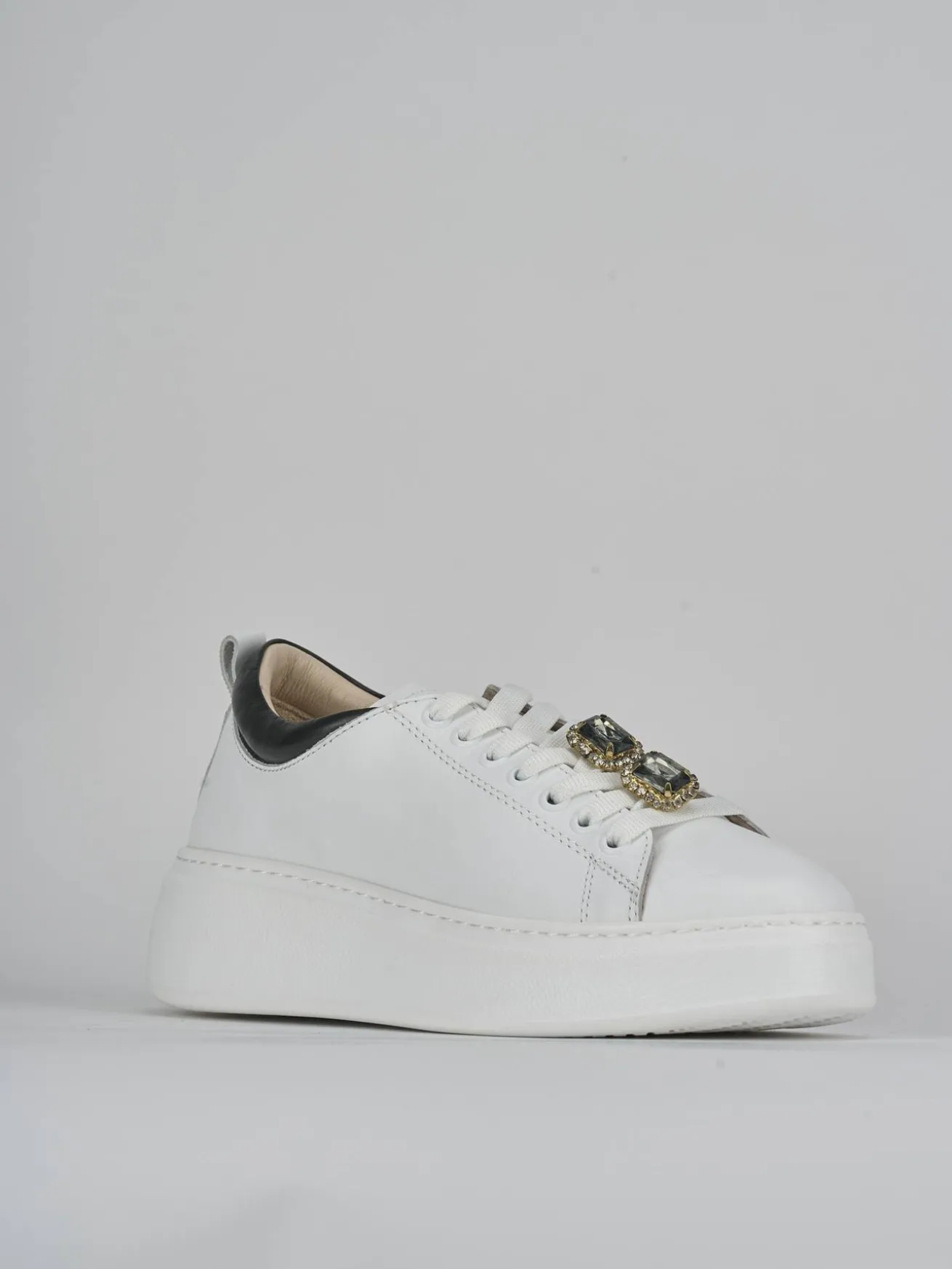 Sneakers pelle bianco
