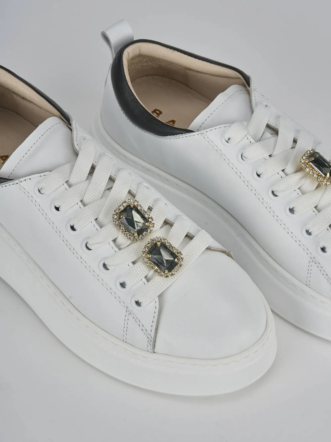 Sneakers pelle bianco