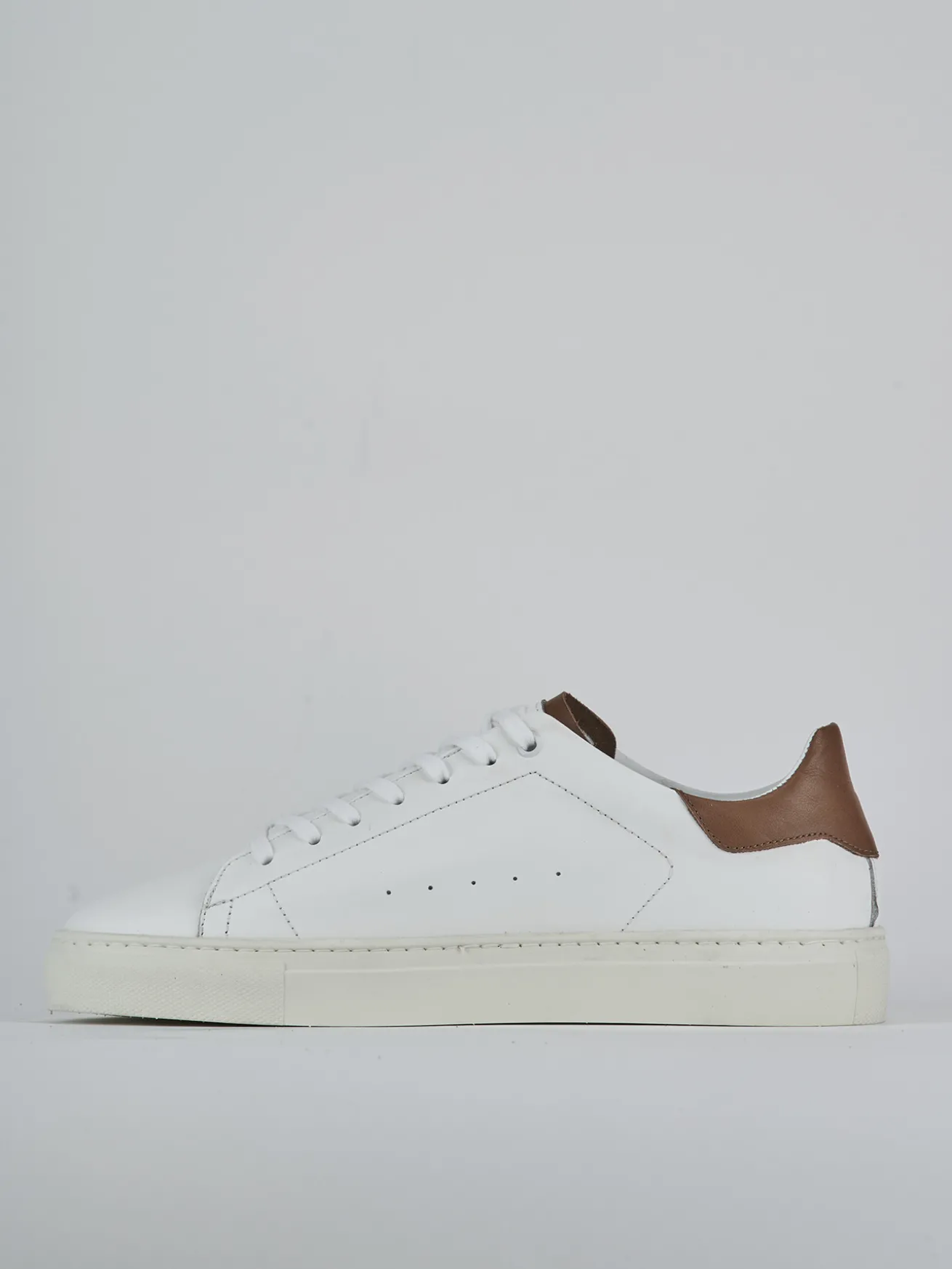 Sneakers pelle bianco
