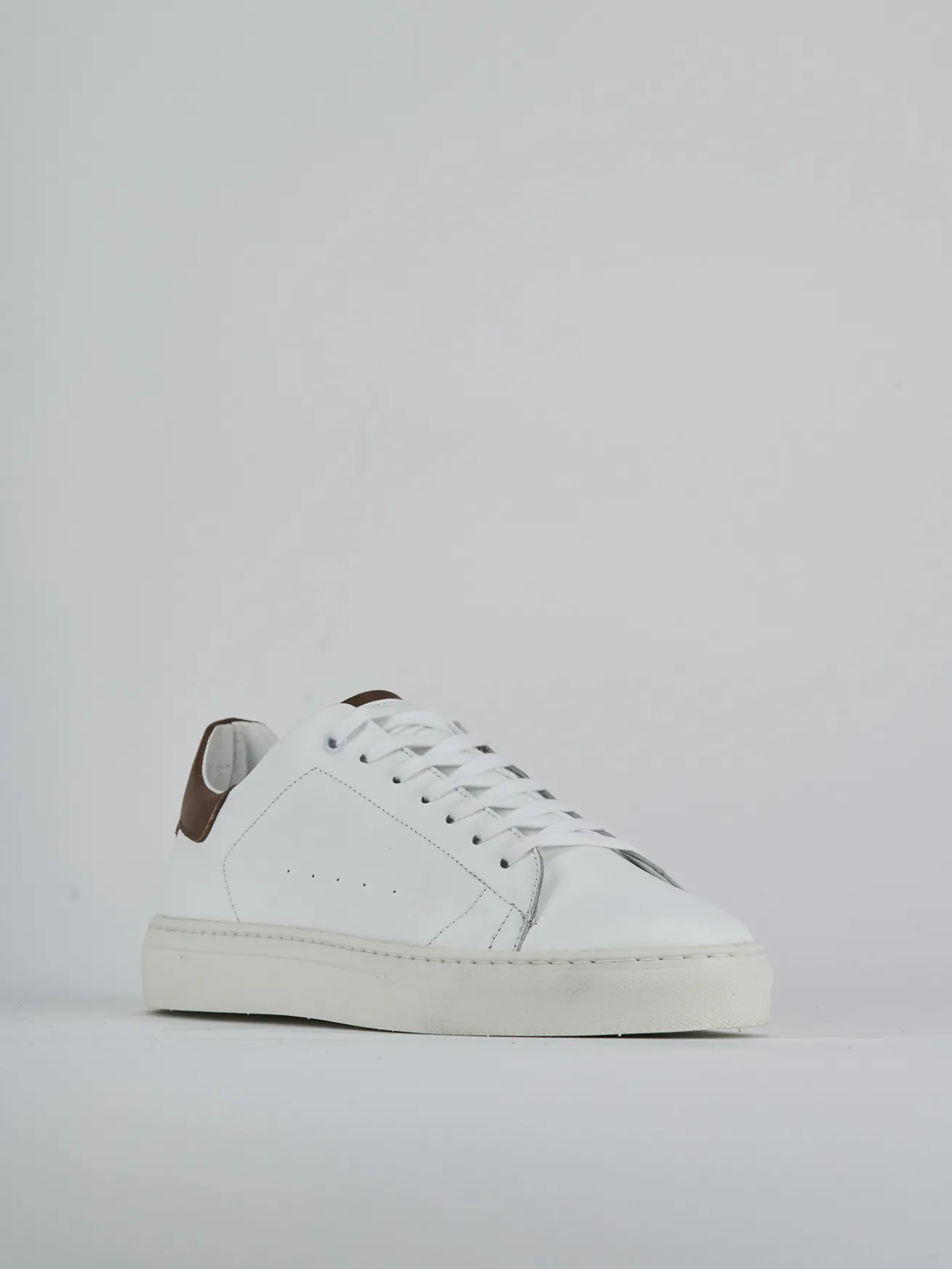 Sneakers pelle bianco