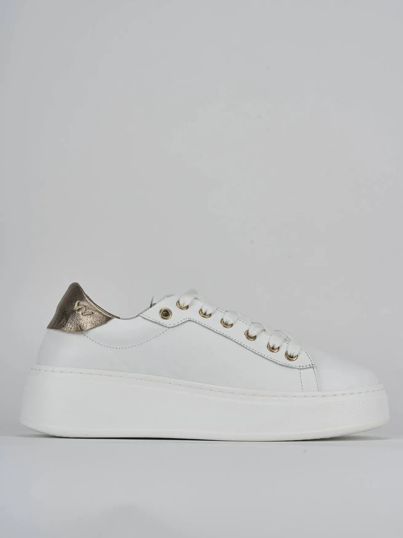 Sneakers pelle bianco