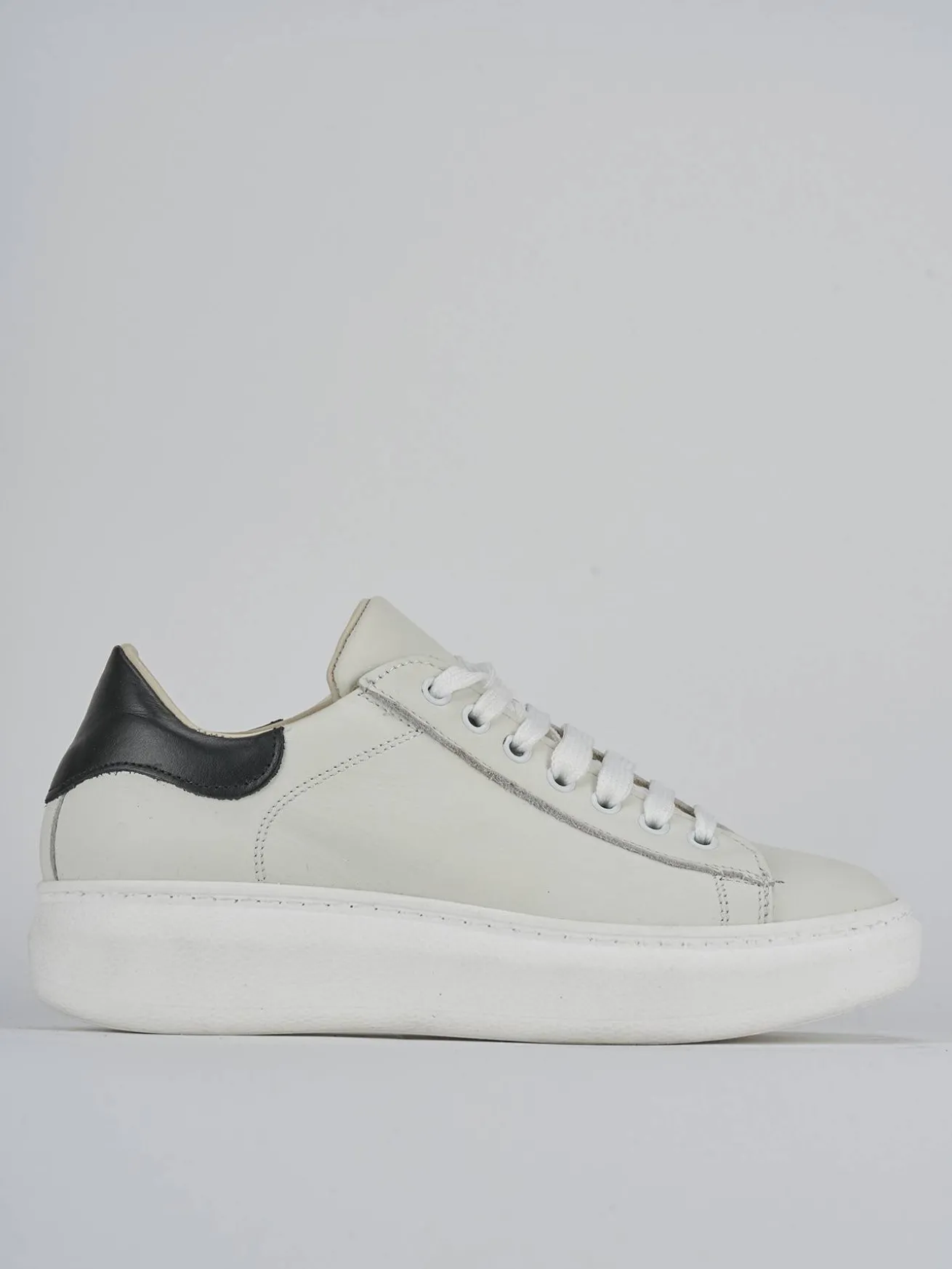 Sneakers pelle bianco