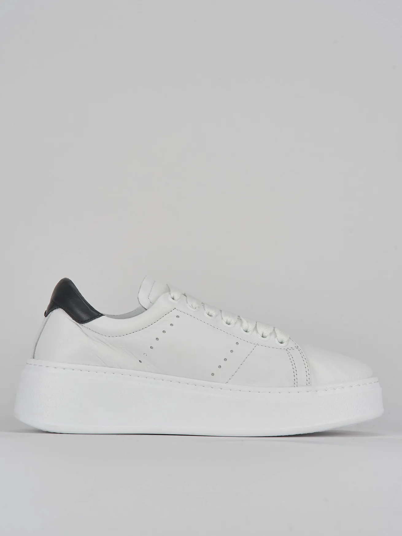 Sneakers pelle bianco