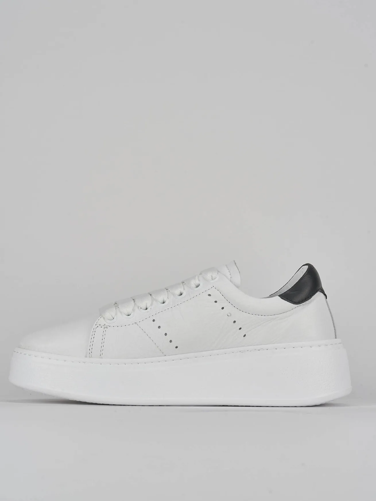 Sneakers pelle bianco