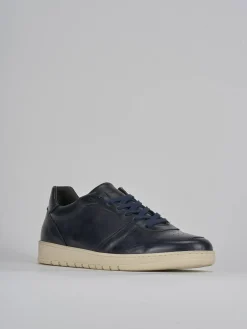 Sneakers pelle blu