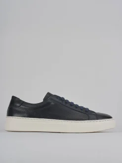 Sneakers pelle blu