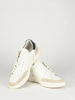 Sneakers pelle blu