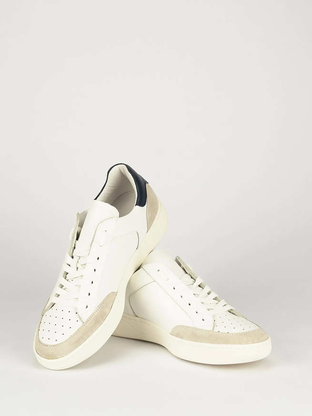 Sneakers pelle blu