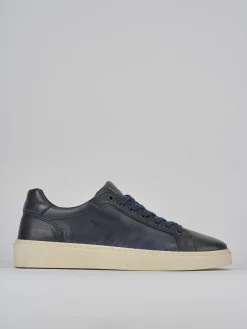 Sneakers pelle blu