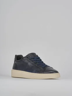 Sneakers pelle blu