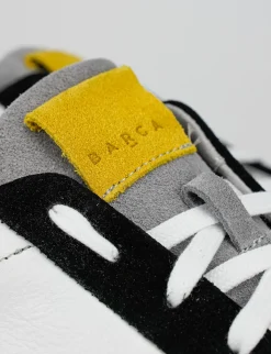 Sneakers pelle grigio