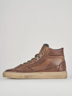 Sneakers pelle marrone