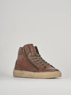 Sneakers pelle marrone